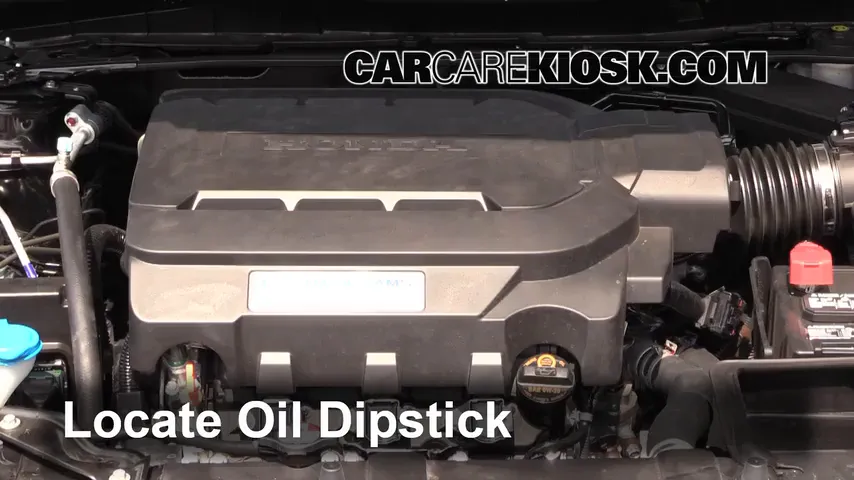 2014 Honda Accord EX-L 3.5L V6 Sedan Oil Check Oil Level